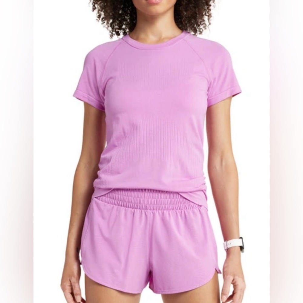 Zella Seamless Performance T-shirt (size small, color: Purple Iris)